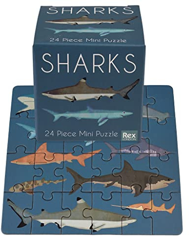 Mini jigsaw puzzle - Sharks