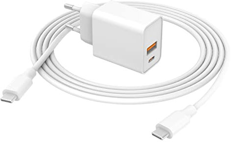 30W Ladekabel Passend für iPad Pro USB C - (für 11/12.9/13 Zoll Schnell Ladegerät Netzteil Stecker mit 1,8m Kabel)