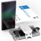 DOME GLASS Protezione dello Schermo Whitestone per Samsung Galaxy S23 Ultra, Schermo In Vetro Temperato Completo Con Tecnologia a Dispersione Liquida - Due Pacchetti (Trasparenza)