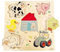 Hess Holzspielzeug 14970 - Puzzle Bauernhof aus Holz, handgefertigt, für Kinder ab 3 Jahren, Größe ca. 26 x 26 x 2 cm, mit Hoftier-Motiven, Farben auf Wasserbasis