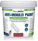 SmartSeal Anti Mould Paint - 2.5 Litre - For Bathroom, Kitchen and Bedroom Walls & Ceilings. Ultimate Protection Against Dangerous Mould - 5yr Mould Resistance - Brick Red Finish