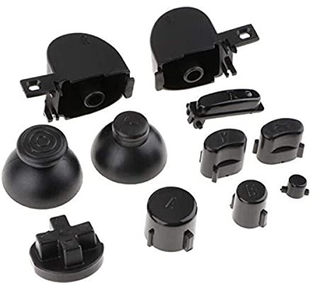 NATEFEMIN 11-in-1 Set Completo L R ABXY Z Tastiere Tastiere Kit Per GameCube Controller Per NGC Dispositivo Di Gioco Parti Accessori