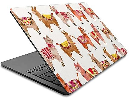 Head Case Designs Offizielle Cat Coquillette Alpaka Tiere Vinyl Haut Aufkleber Abziehbild Abdeckung kompatibel mit MacBook Air 13.6 A2681 (2022)