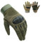 Outdoor/Sport-Handschuhe Herren, Gloves Gummi Hart Knöchel Vollfinger Fingerhandschuhe Schutzhandschuhe Touchscreen, Taktische Handschuhe für Motorradrennen/Fahrrad/Klettern/Skilaufen (Grün, L)