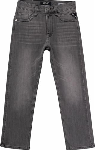 Replay Jungen Jeans Subjey Comfort Denim, Dark Grey 097 (Schwarz), 10 Jahre