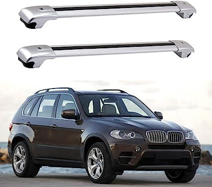 2 Stück Dachträger Querträger für BMW X5 E70 2006-2013,Gepäckträger Relingträger Dachträger Auto Accessories