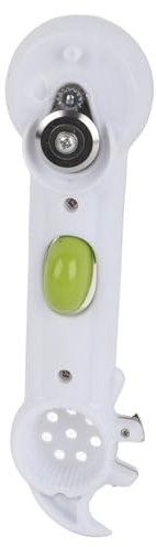 Lybunair 6in1 Multipurpose Kitchen Opener Set, Jar can and Bottle Opener with Grip Handle Include Corkscrew and Rubber Gripper