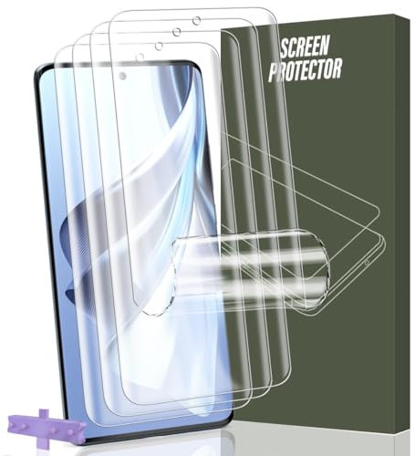 Gelaasso 4 Piezas Protector de Pantalla para OPPO Reno 10/Reno 10 Pro. Película de TPU Flexible [No es de cristal], HD Transparente para OPPO Reno 10/Reno 10 Pro Película Protectora