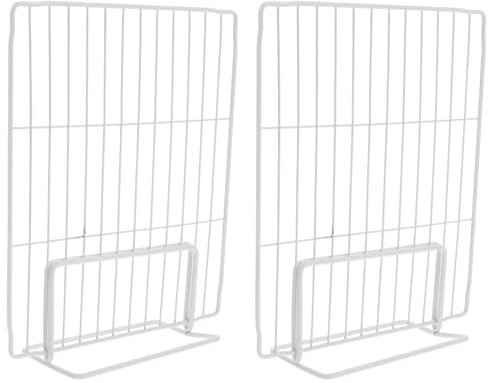 Ciieeo 2pcs Freezer Wire Divider Refrigerator Separators for Efficient Storage Iron Mesh Shelf Dividers for Home and Commercial Use for Organizing Food and Items