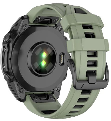 MYSNBKN 20mm Quick Fit Uhrenarmband für Fenix 8 AMOLED 43mm/Epix Pro 42mm/Fenix 7S/6S/5S/7S Pro/6S Pro/5S Plus, Sport Ersatzarmband für Fenix 7S Sloar/7S Sapphire Solar