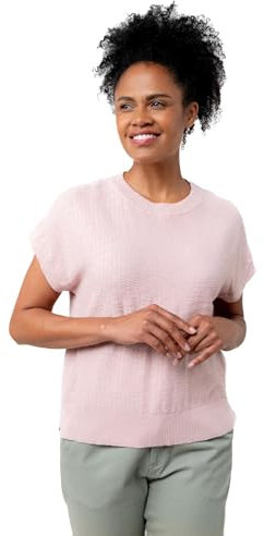 Lily & Me Lola Cotton Knitted Tank Top - Soft Pink - Size 14