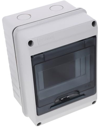 MAGICLULU 5 Wege Verteilungsbox IP65 Wasserdichte Stromverteilerbox Mit Transparentem Deckel Sicherungskasten Für Außenanwendungen Und Stromverteilung Schutzbox Für
