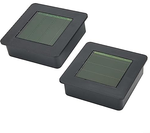 Essential Ersatzteil Quadratische Solarleuchte oben für schnellen und einfachen Austausch (2 Stück)