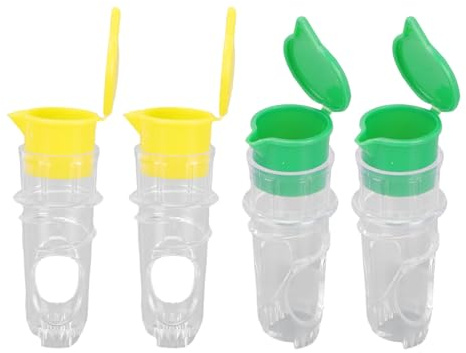 JTLB Mini Presse-citron Manuel, Presse-Agrumes, Extracteur de Jus Compact, Filtre, Presse-Agrumes Portable et Léger avec Couvercle et Compartiment de Rangement, pour Agrumes