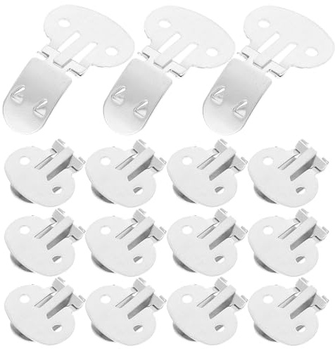 SHINEOFI 20 Flache Metall Schuhclips aus Eisen für Schuhe und Hosen Kompakt und Leicht für Selbstgemacht Schuhdekoration und Kreative Bastelprojekte