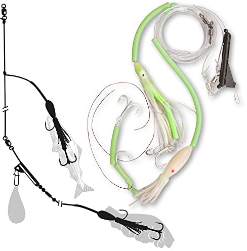 #7/0,#2/0 Z-Sea Lumb Rig selbstleuchtend 65kg 1,20mm 1Stück 280cm