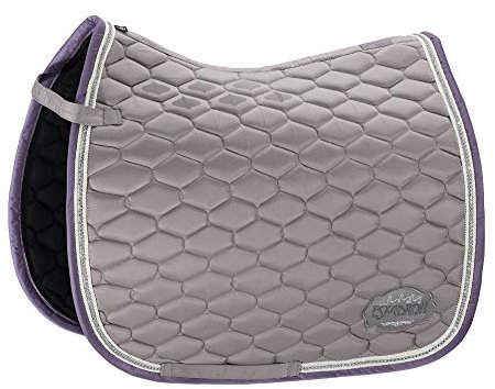 Eskadron Schabracke Emblem Glossy in Silver Pearl oder Lavender, Größe:Vielseitigkeit (VS), Farben ESK Classic HW 2018:Silver Pearl