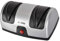 CHEF PRO ELECTRIC KITCHEN KNIFE SHARPENER AND POLISHING SYSTEM by , 2-Stage Sharpening, Compact And Easy-to-Use Design, Suction Cup Bottom and Easy Cleaning, Black-Silver