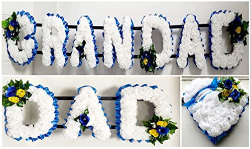 Dad Funeral Package Grandad Heart Funeral Flowers Tribute Name