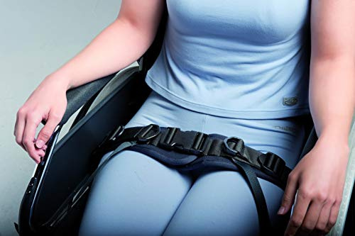 Adiggy Medical Sitzgürtel für Rollstuhl, verstellbar durch Schnallen und Clipverschluss Talla 0