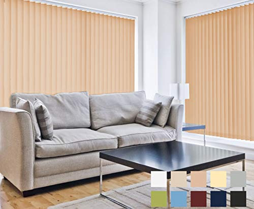 etusimo Lamellenvorhang 120 x 160 cm, Beige