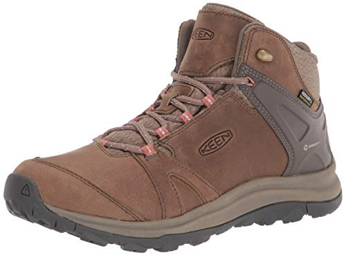 KEEN Damen Terradora II Leather Mid WP Wanderstiefel, Braun (Brindle Redwood), 38 EU