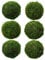 Natürliche grüne Moos-Dekokugel 8,9 cm 6 Stück, hängende Kugeln mit handgefertigten, hängenden Kugeln Vase Schüssel Füller, Weihnachtsbaum Garten Hochzeiten Home Party Dekor