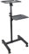 Allcam PTS08 Mobile Projector Stand/ Height Adjustable Projector Trolley with Laptop Shelf