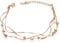 Materia Damen Armband Kugeln Sterne Silber 925 rosegold vergoldet SA-149