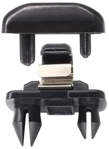 2 piezas negro parasol clip gancho soporte para Audi A3 A4 A5 A7 B6 B7 B8 Q3 Q5 S4 S5 TT RS3 RS4 8U0857562A 8U08575624PK