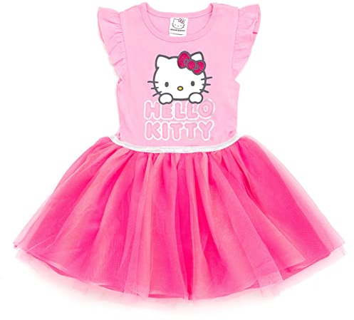 Hello Kitty Robe tutu en tulle pour fille du 4 juillet - Tailles 2T - 14-16 ans