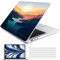 Batianda Case for 12.4 Microsoft Surface Laptop Go 3 2023 Release/Surface Laptop Go 2 (2022), Designed Clear Protective Plastic Hardshell & Keyboard Cover & Screen Protector, Dawn