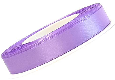 s.dekoda Satinband 25m x 10mm Flieder Schleifenband Dekoband Satin