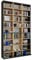 VCM Holzregal Megosa XL | Stehend | Platzsparend | 21 Regalböden | 1080 CDs oder 504 DVDs | Modernes Standregal für Wohnzimmer