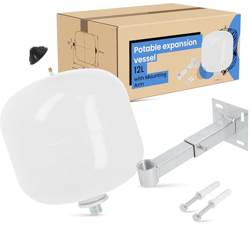 Vase d'Expansion Sanitaire (12L | support de montage)