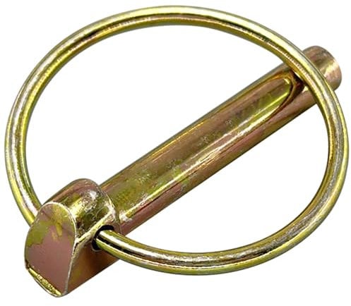 8 PCS Heavy Duty Lynch Spring Pin Assortment Kit,Round Linch Pins for Tractors, Trucks, Lawn Mowers (8mm)