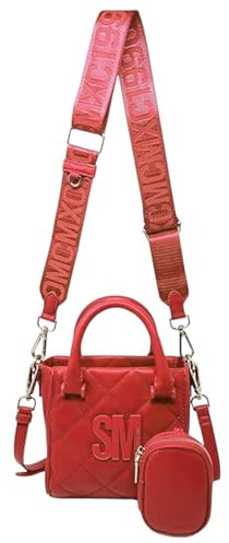 Steve Madden Bbabi Convertible Crossbody Bag, Chevy Red, Einheitsgröße