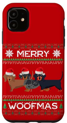iPhone 11 Dachshund Christmas Case