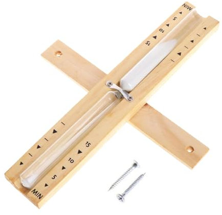 Raypontia Sauna-Sanduhr, 15 Minuten, Sanduhr, drehbar, für die Wand