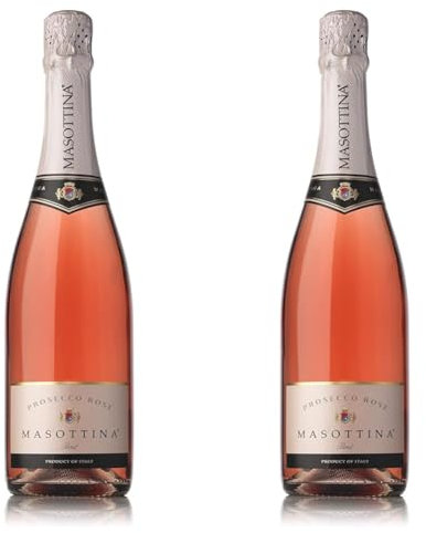 Masottina Prosecco Rose Brut, 750 ml (Pack of 2)