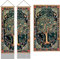 AHANDMAKER 2 Wandteppich Mit Lebensbaum. Langer Vertikaler Wandteppich Mit Baum Und Vogel Wandteppich Mit Quaste „Baum Des Lebens“ Mystischer Ästhetischer Wandteppich Für Schlafzimmer (45.7x13(5) cm)
