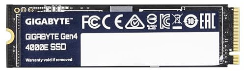 Gigabyte Disque SSD M.2 Gen4 4000E de 1 to (PCIe Gen 4.0 x4/NVMe 1.4)
