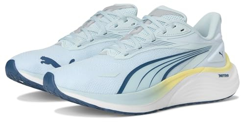 PUMA Damen Electrify Nitro Laufschuhe Sneaker, Sea Glass-Dark Indigo-Grey Echo, 40.5 EU