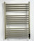 Manissa Siena Brushed Brass Stainless Steel Electric Heated Towel Rail 500mm W x 720mm H Energy Efficient Towel Radiator