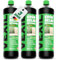 VEXIL® Grünbelagentferner Konzentrat – entfernt Algen, Moos, Pilze & Flechten – für Stein, Holz, Wände, Markissen und mehr – 3x 1L für bis zu 300 m² – frei von Chlor & Säuren – Made in Germany