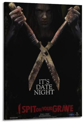 OSMNNIZ I Spit on Your Grave Movie Poster Poster Decorative Painting Canvas Wall Posters And Art Picture Print Modern Family Bedroom Decor Posters 12x18inch(30x45cm)