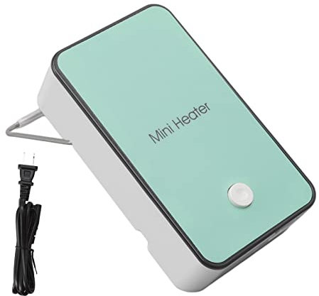 Mini Riscaldatore Elettrico Riscaldatore Portante Aria più Ampia con Staffa Rotabile per il Dormitorio di Home Office Tecnologia PTC di (Spina europea 220V)