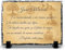 Quodelo Placa Jubilación Personalizada - Regalos Originales para Jubilados - Regalos Jubilacion - Deséale una Feliz Jubilacion con esta Tarjeta en Pizarra Natural - Los Pasos a La Jubilación Deseada