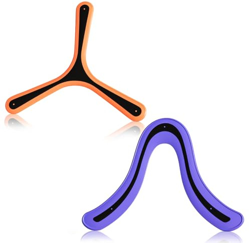 DIFLAX 2 Stück Boomerang, Boomerang für Kinder, Frisbee, Bumerang Kinder, Frisbee Kinder, Geschenke für Kinder, für Outdoor Wurfspiel