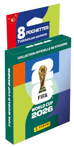 Panini FIFA Weltmeisterschaft 2026 Sticker – Blisterverpackung mit 8 Hüllen